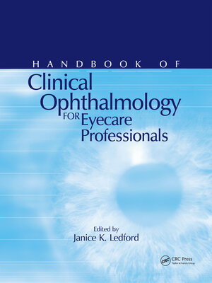 cover image of Handbook of Clinical Ophthalmology for Eyecare Professionals